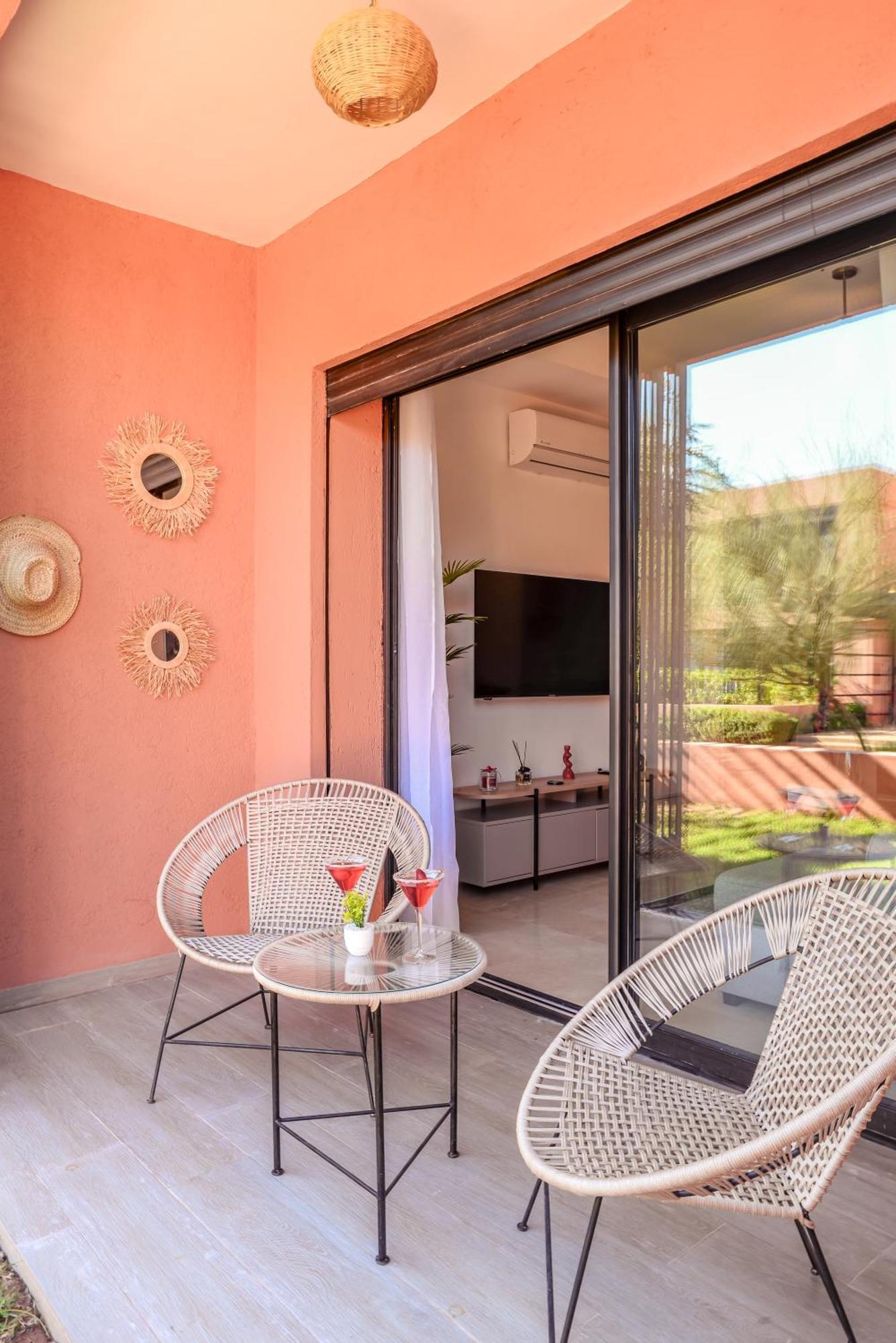 Lina Cosy - Clim, Wifi, Jardin A 10min De L'aeroport Marrakesh