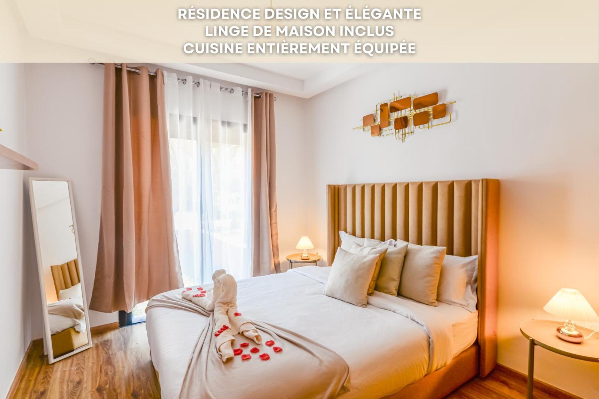Lina Cosy - Clim, Wifi, Jardin A 10min De L'aeroport Apartamento *
