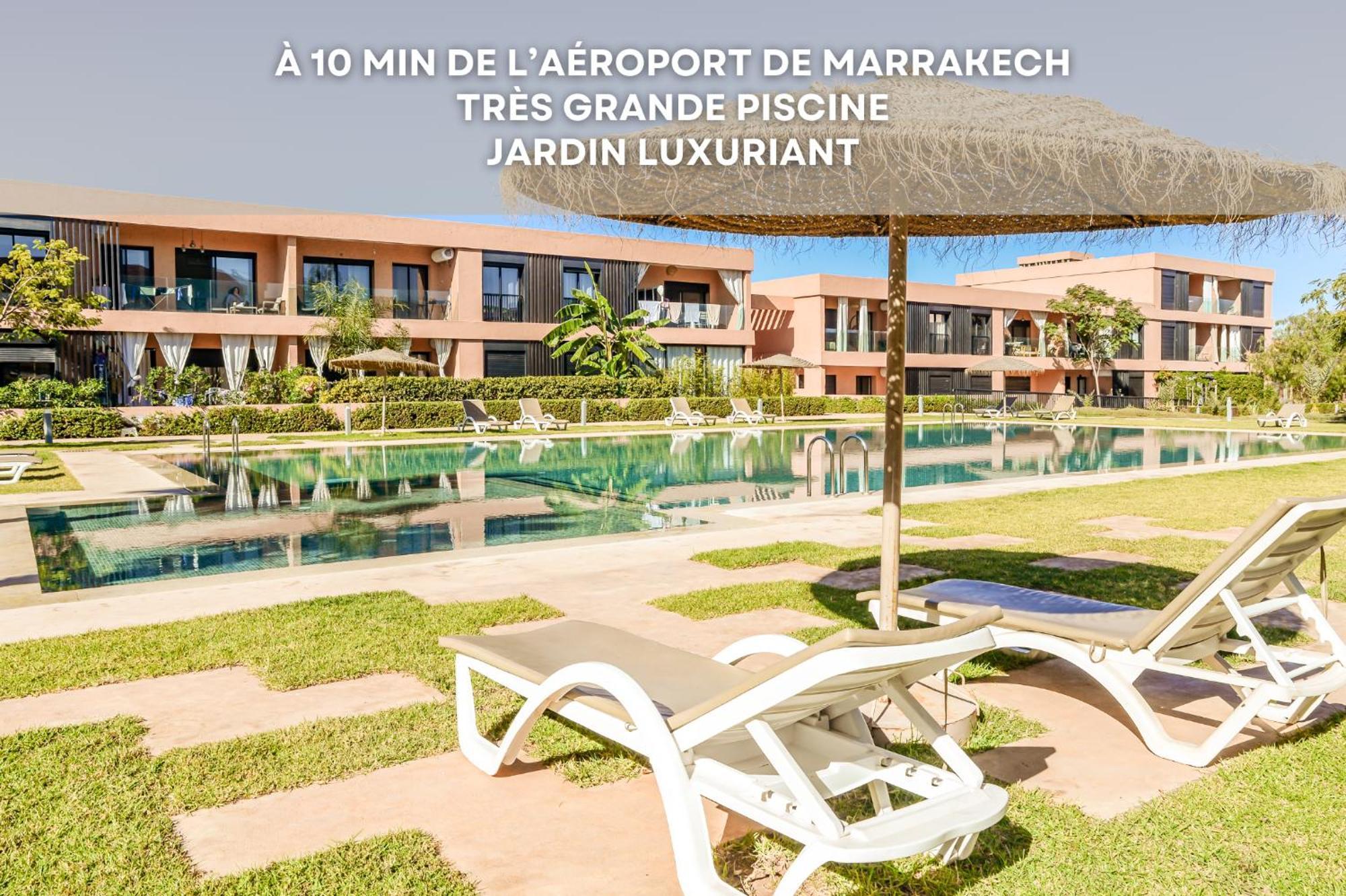 Lina Cosy - Clim, Wifi, Jardin A 10min De L'aeroport * Marrakesh